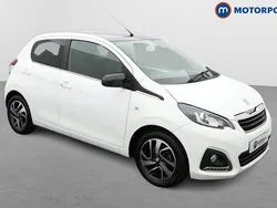 White Used 2021 Peugeot 108 Allure Hatchback | £7,649 (Fair price)