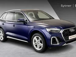 Blue Used 2021 Audi Q5 S-Line SUV | £31,500 (Fair price)