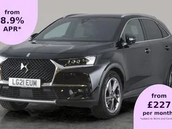 Black Used 2020 DS Automobiles DS7 Crossback Prestige SUV | £16,310 (Fair price)