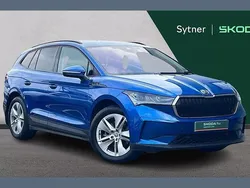 Race blue metallic Used 2022 Skoda Enyaq iV ecoSuite SUV | £20,500 (A bit pricey)