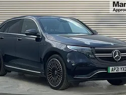 Blue Used 2021 Mercedes EQC400 AMG Line Premium SUV | £26,891 (Fair price)