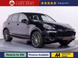 Black Used 2017 Porsche Cayenne Platinum Edition SUV | £29,850 (A bit pricey)