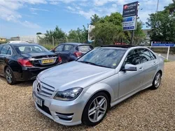 Silver metallic Used 2014 Mercedes C250 Sport Edition Sedan | £10,490 (Good price)
