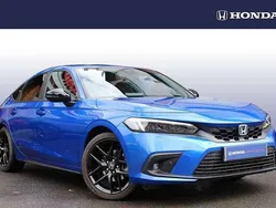 Premium crystal blue Used 2024 Honda Civic Sport Hatchback | £27,750 (Super price)