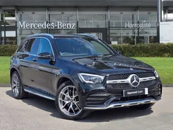Black Used 2021 Mercedes GLC300e AMG Line Premium Plus SUV | £33,800 (Fair price)