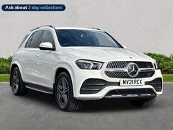White Used 2021 Mercedes GLE350 AMG line Estate | £43,330 (Good price)
