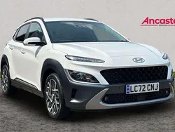 White Used 2022 Hyundai Kona Premium SUV | £17,999 (Fair price)