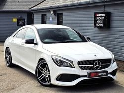 White Used 2018 Mercedes CLA180 AMG line Sedan | £11,789 (Fair price)