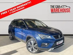 Blue Used 2017 Seat Ateca Ecomotive SUV | £10,999 (Fair price)