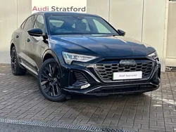 Mythos black, metallic Used 2023 Audi Q8 e-tron Black Edition SUV | £59,950
