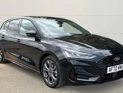 Black Used 2022 Ford Focus ST-Line Hatchback | £15,230 (Fair price)