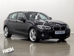 Black sapphire metallic paint Used 2017 BMW 118 M Sport Hatchback | £10,090 (Fair price)