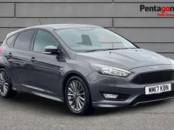 Grey Used 2017 Ford Focus ST-Line Hatchback | £7,695 (Fair price)