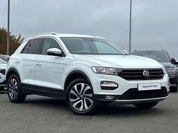 White Used 2021 VW T-Roc Active SUV | £19,395 (Fair price)