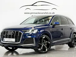 Blue Used 2022 Audi Q7 S-Line SUV | £42,750 (Fair price)