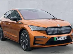 Orange Used 2022 Skoda Enyaq iV vRS SUV | £29,980 (Fair price)