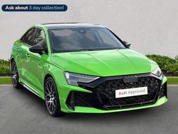 Green New 2025 Audi RS3 Advanced Sedan | £64,984