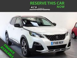 White Used 2018 Peugeot 3008 GT-line SUV | £13,790 (Fair price)