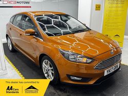 Orange Used 2017 Ford Focus Zetec Hatchback | £3,990 (Good price)