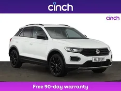 White Used 2021 VW T-Roc Black Edition SUV | £19,549 (Fair price)