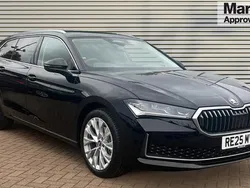 Midnight black metallic Used 2025 Skoda Superb SE L Estate | £32,490