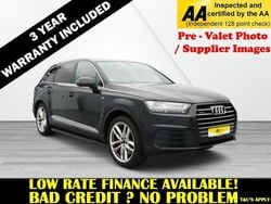 Black Used 2016 Audi Q7 S-Line SUV | £20,695 (Fair price)