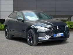 Metallic santorini black Used 2021 Jaguar F-Pace R-Dynamic SUV | £27,990 (Fair price)