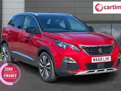 Red Used 2018 Peugeot 3008 Premium SUV | £13,899 (Fair price)