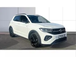 White New 2025 VW T-Cross Black Edition SUV | £28,999 (A bit pricey)