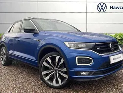 Blue Used 2022 VW T-Roc R-line SUV | £23,795 (Fair price)
