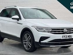 White Used 2021 VW Tiguan Elegance SUV | £18,492 (Good price)