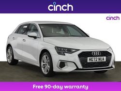 White Used 2022 Audi A3 Sport Hatchback | £16,999 (Good price)