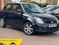 Black Used 2008 Suzuki Swift GLX Hatchback | £2,399 (Fair price)