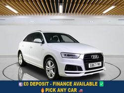 White Used 2017 Audi Q3 S-Line SUV | £10,899 (Fair price)