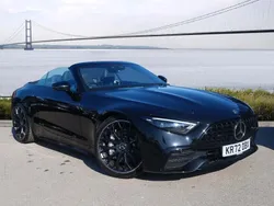 Obsidian black metallic Used 2023 Mercedes SL43 AMG Premium Plus Cabriolet | £68,991