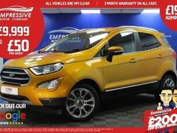 Yellow Used 2019 Ford Ecosport Titanium SUV | £9,999 (Fair price)