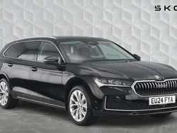 Midnight black metallic Used 2024 Skoda Superb SE L Estate | £30,000 (Expensive)
