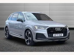 Silver Used 2022 Audi Q7 Black Edition SUV | £47,995 (Fair price)