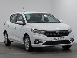 White Used 2022 Dacia Sandero Comfort Hatchback | £11,298 (Fair price)