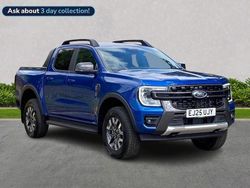 Blue Used 2025 Ford Ranger Wildtrack Pickup | £41,500