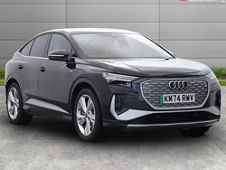 Black Used 2024 Audi Q4 Sportback e-tron S-Line SUV | £36,999