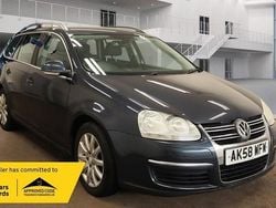 Blue Used 2008 VW Golf VI SE Estate | £2,290 (Expensive)