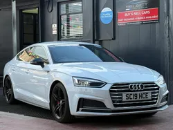White Used 2019 Audi A5 Sportback S-Line Hatchback | £18,340 (Super price)