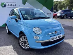 Celestial blue Used 2014 Fiat 500 Lounge Hatchback | £4,180 (Fair price)