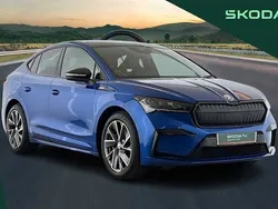 Race blue Used 2024 Skoda Enyaq iV SportlinePlus SUV | £30,890 (Good price)