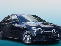 Black Used 2025 Mercedes C200 AMG line Sedan | £34,495 (Expensive)