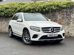 White Used 2018 Mercedes GLC250 AMG line SUV | £20,995 (Fair price)