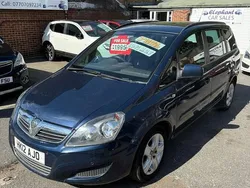 Blue Used 2012 Vauxhall Zafira MPV | £1,995 (Fair price)
