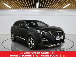 Black Used 2019 Peugeot 3008 GT-line SUV | £10,399 (Fair price)