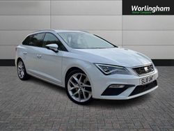 White Used 2018 Seat Leon FR Estate | £11,995 (Fair price)